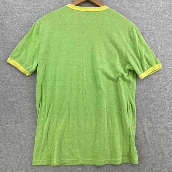 Coca Cola Tshirt Mens Small (34/36) Green Yellow Tee Short Sleeve Mello Yellow - Picture 3 of 9